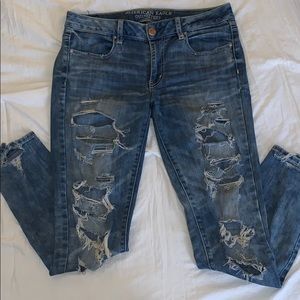 American Eagle Super Stretch Jegging Ankle Jeans